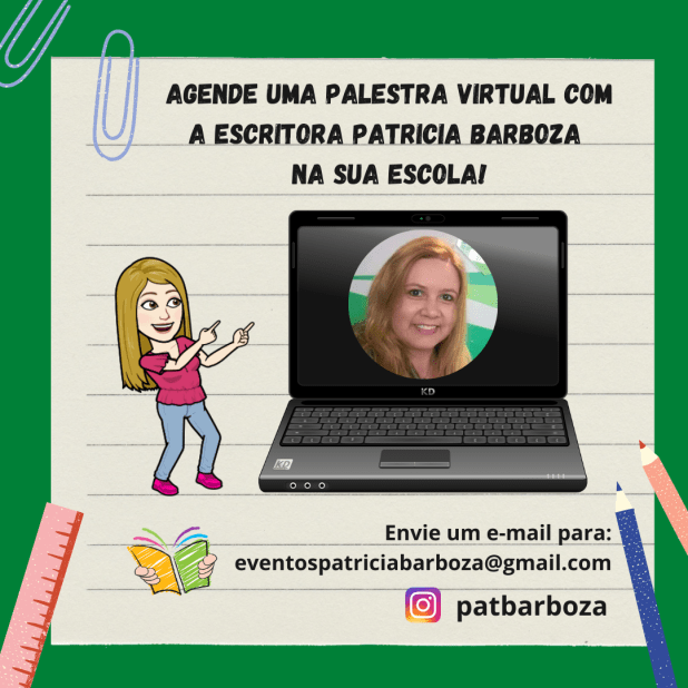 Convite palestra virtual escolas